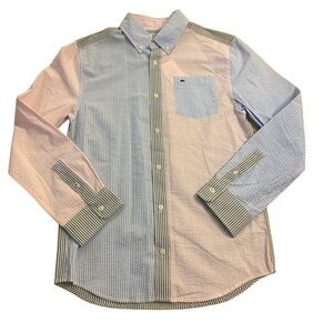 Crown & ivy | Long Sleeve Button Down Shirt Size Large Boys New No Tags